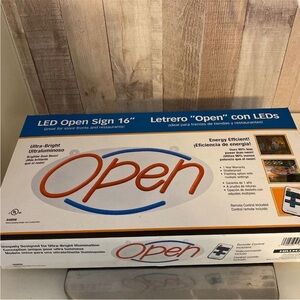 LED Open Sign 16 inches with Remote Control